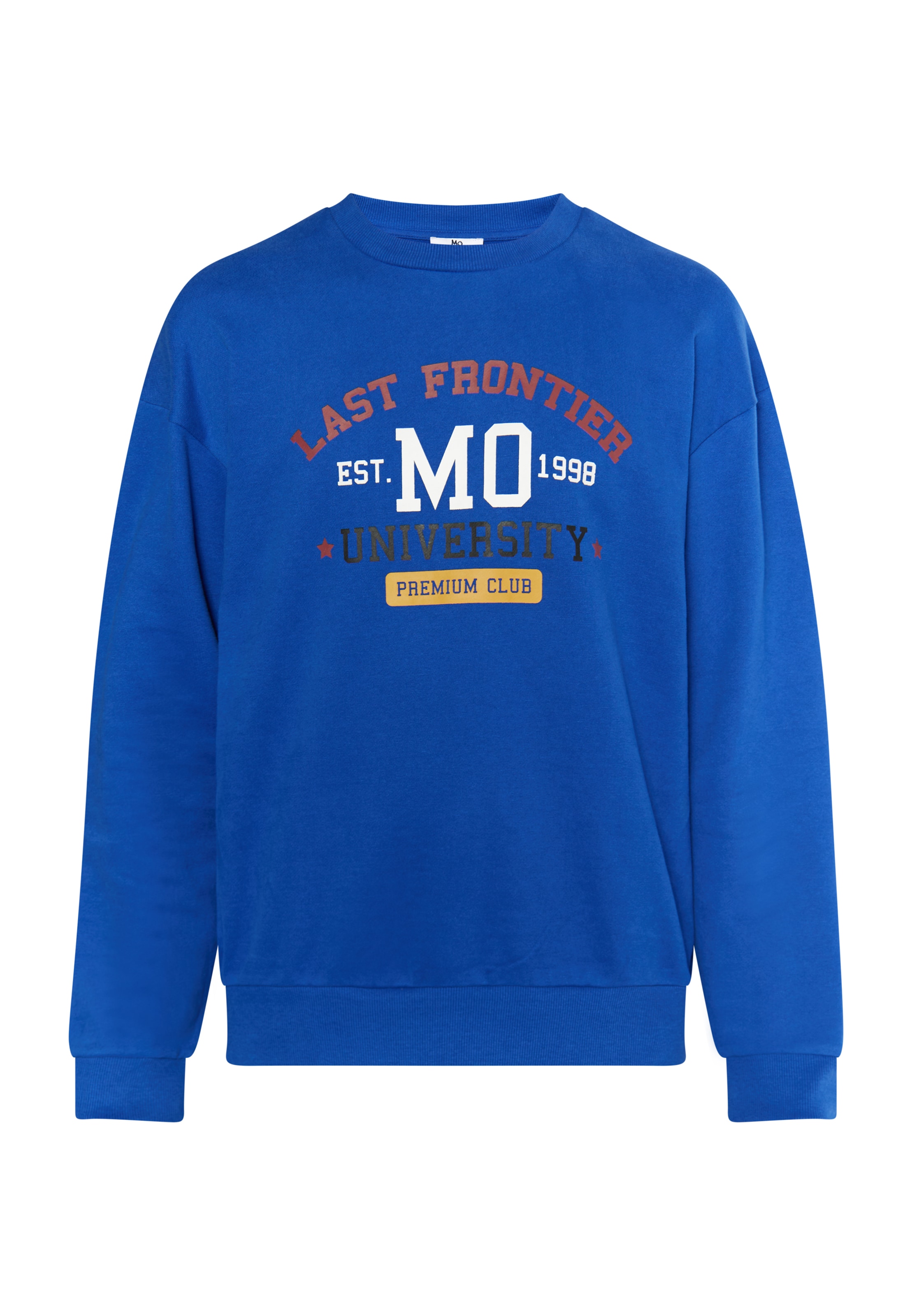 mėlyna MO Megztinis be užsegimo 'Mimo': priekis