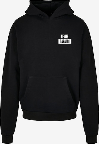 Sweat-shirt 'Lewis Capaldi' Merchcode en noir : devant