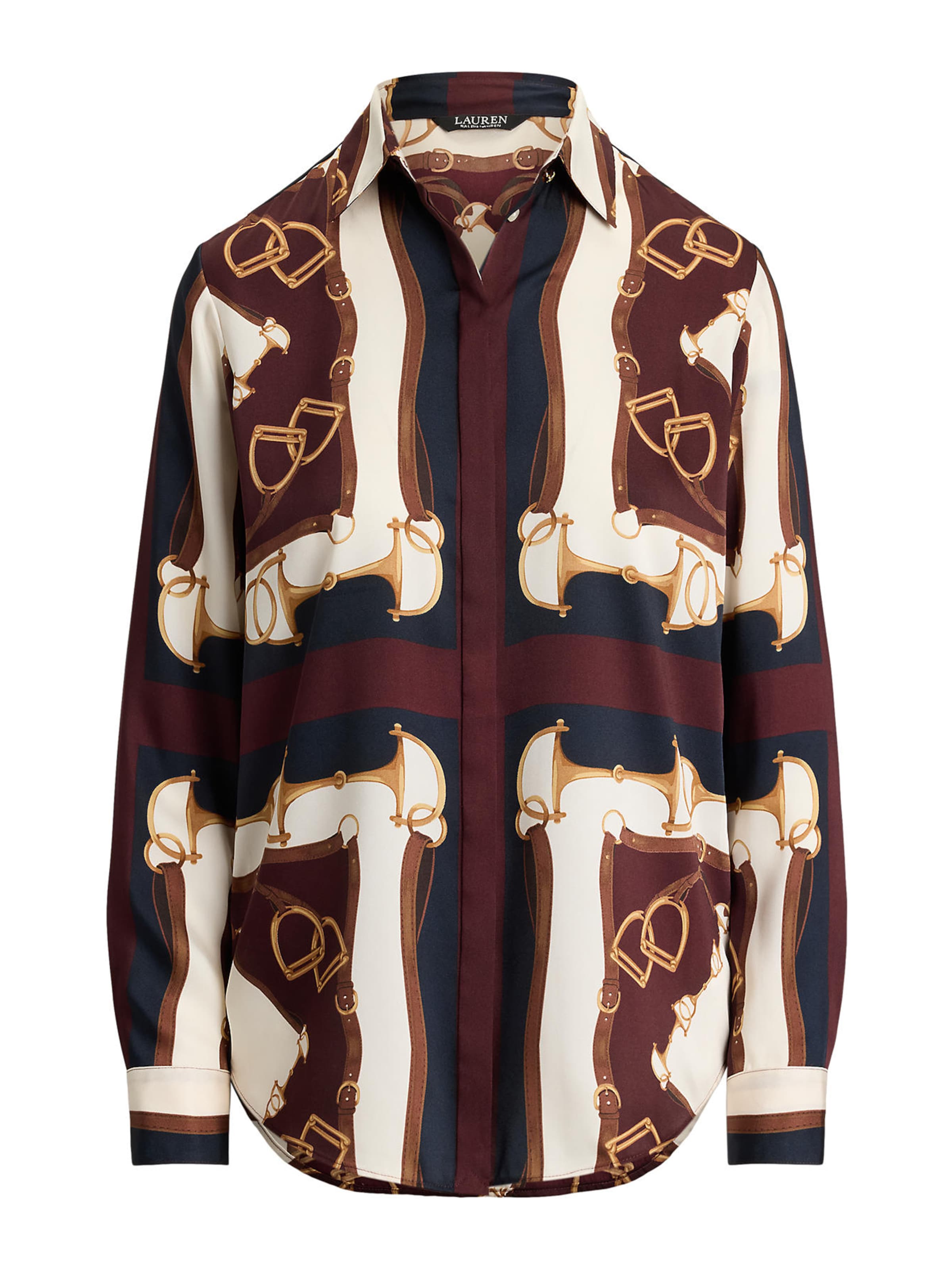 Lauren Ralph Lauren - Blusa en rojo: frente