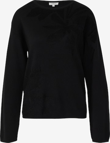 Pull-over s.Oliver en noir : devant