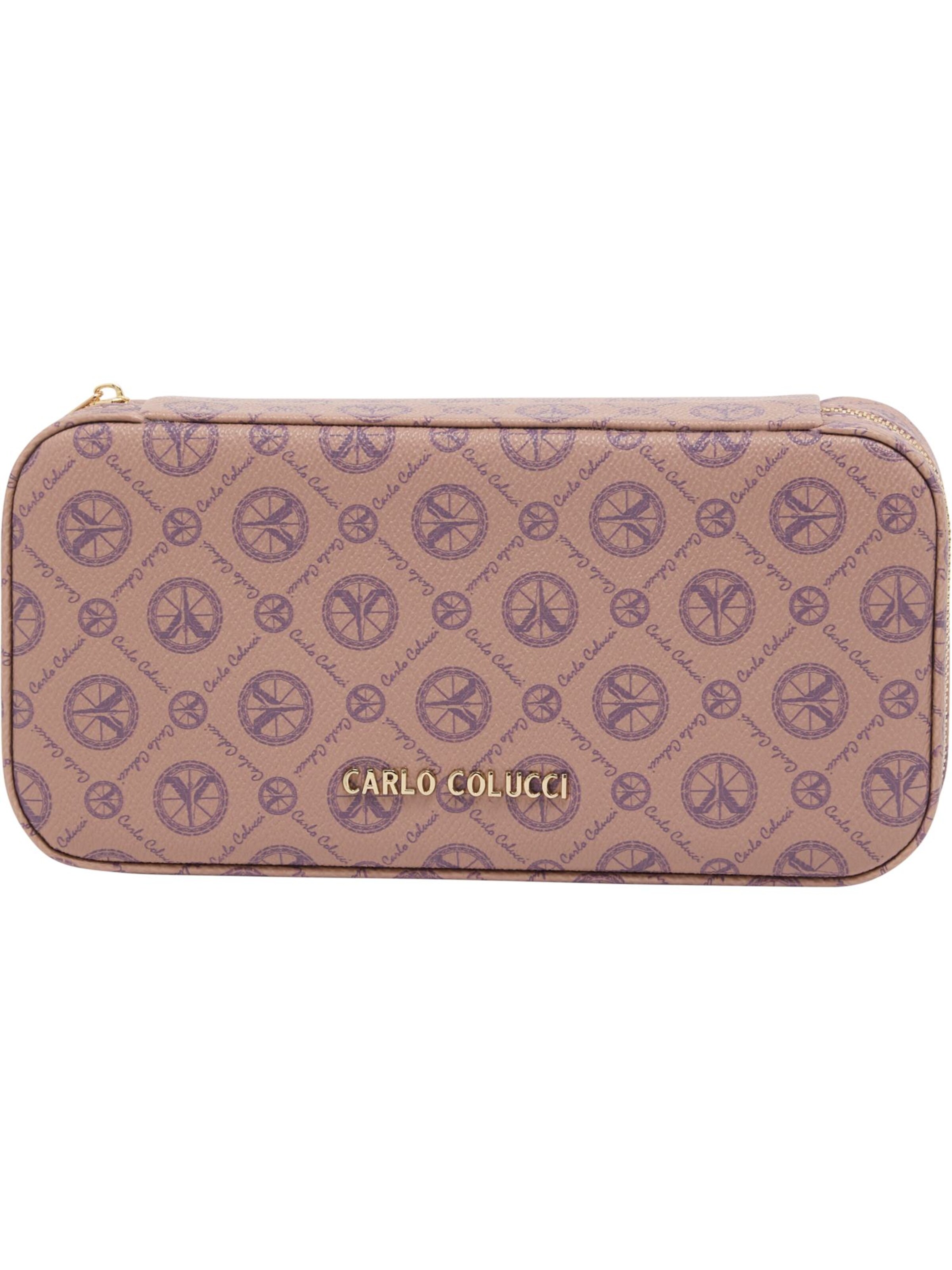 Porte-monnaies 'DeGiorgi' Carlo Colucci en rose : devant