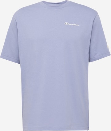 T-Shirt Champion Authentic Athletic Apparel en bleu : devant