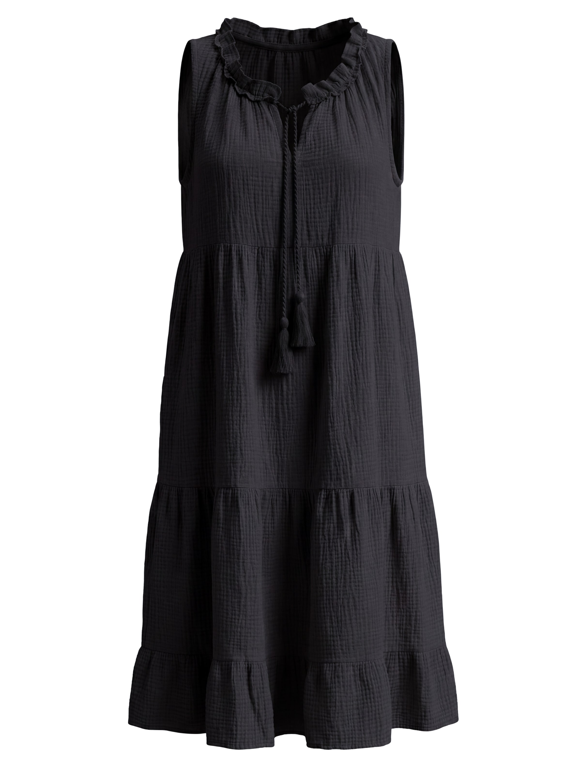 Seasons of April Kleid 'BUKI' in Schwarz: Vorderseite