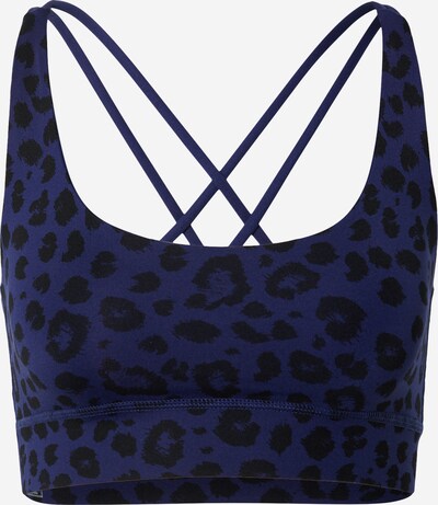 Hey Honey Soutien-gorge de sport 'Criss-Cross' en bleu foncé / noir, Vue avec produit