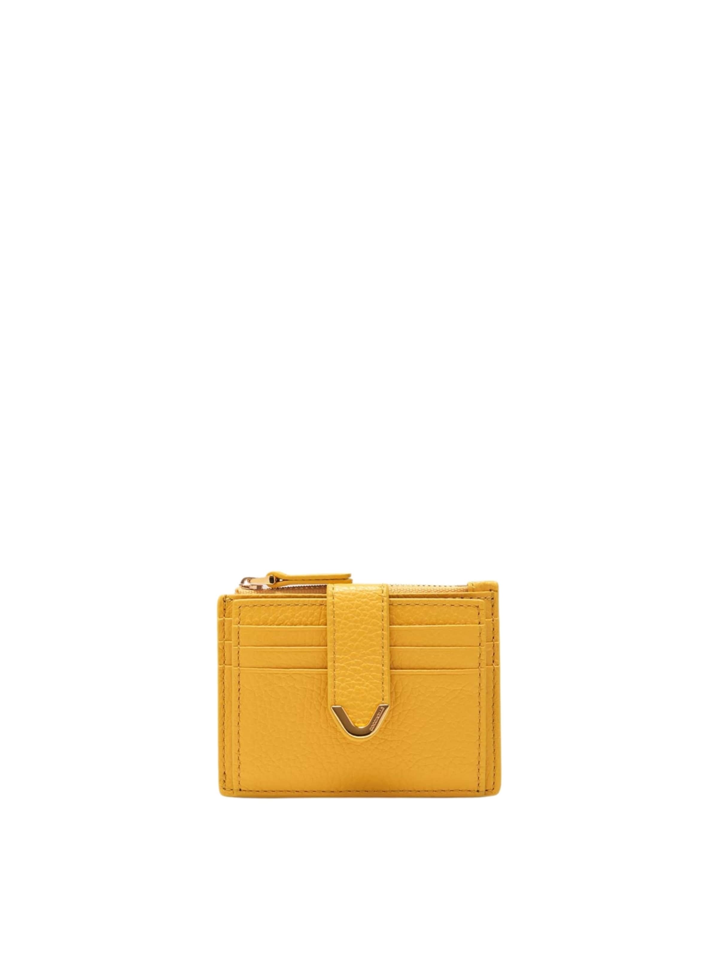 Coccinelle Wallet 'COCCINELLE DEW' in Yellow: front