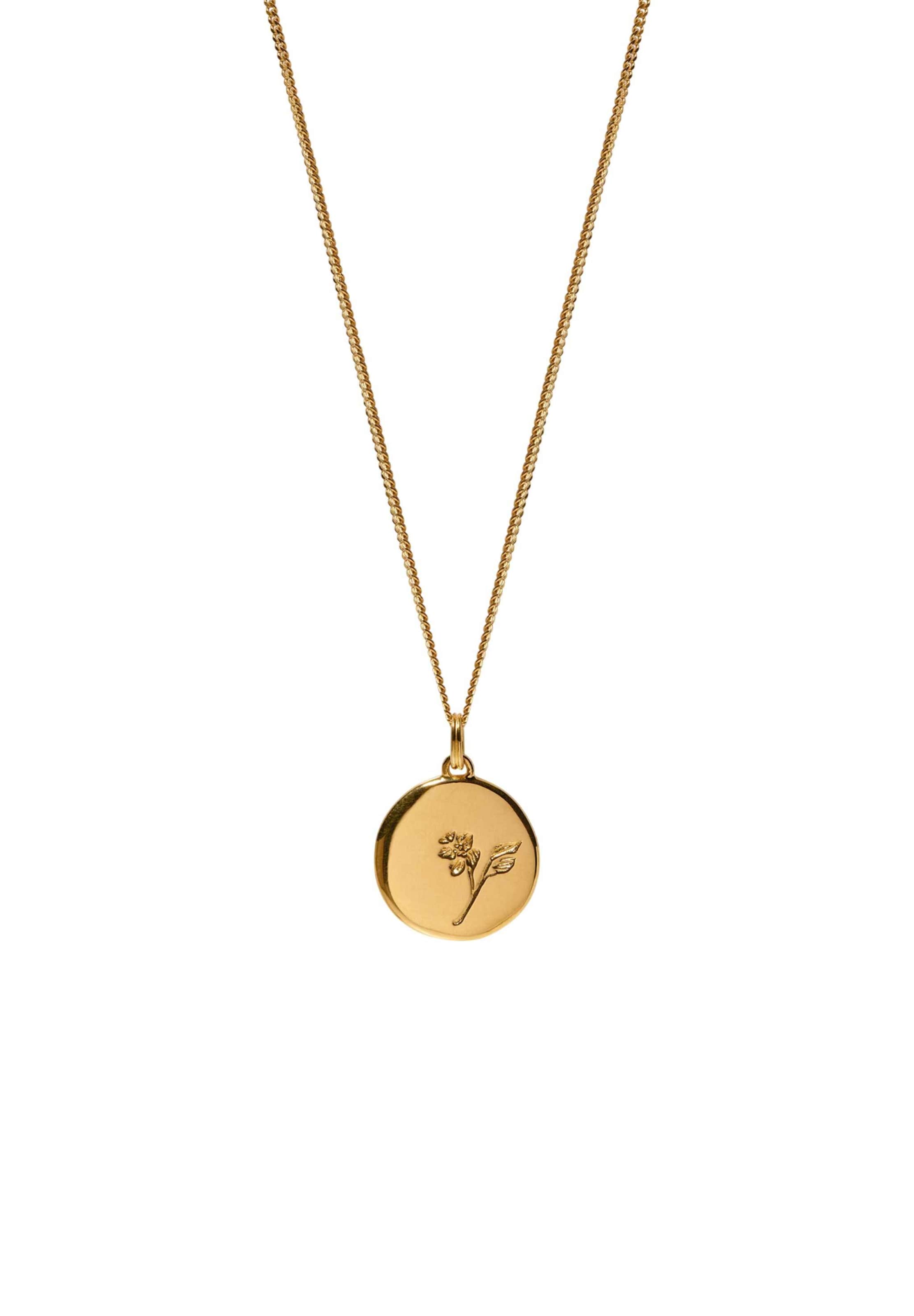 Stilnest Chaîne 'Lilie' en or, Vue avec produit