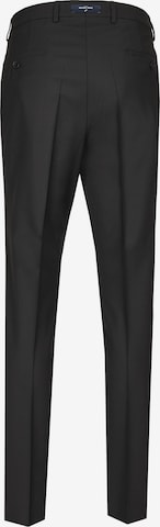 Regular Pantalon à plis HECHTER PARIS en noir