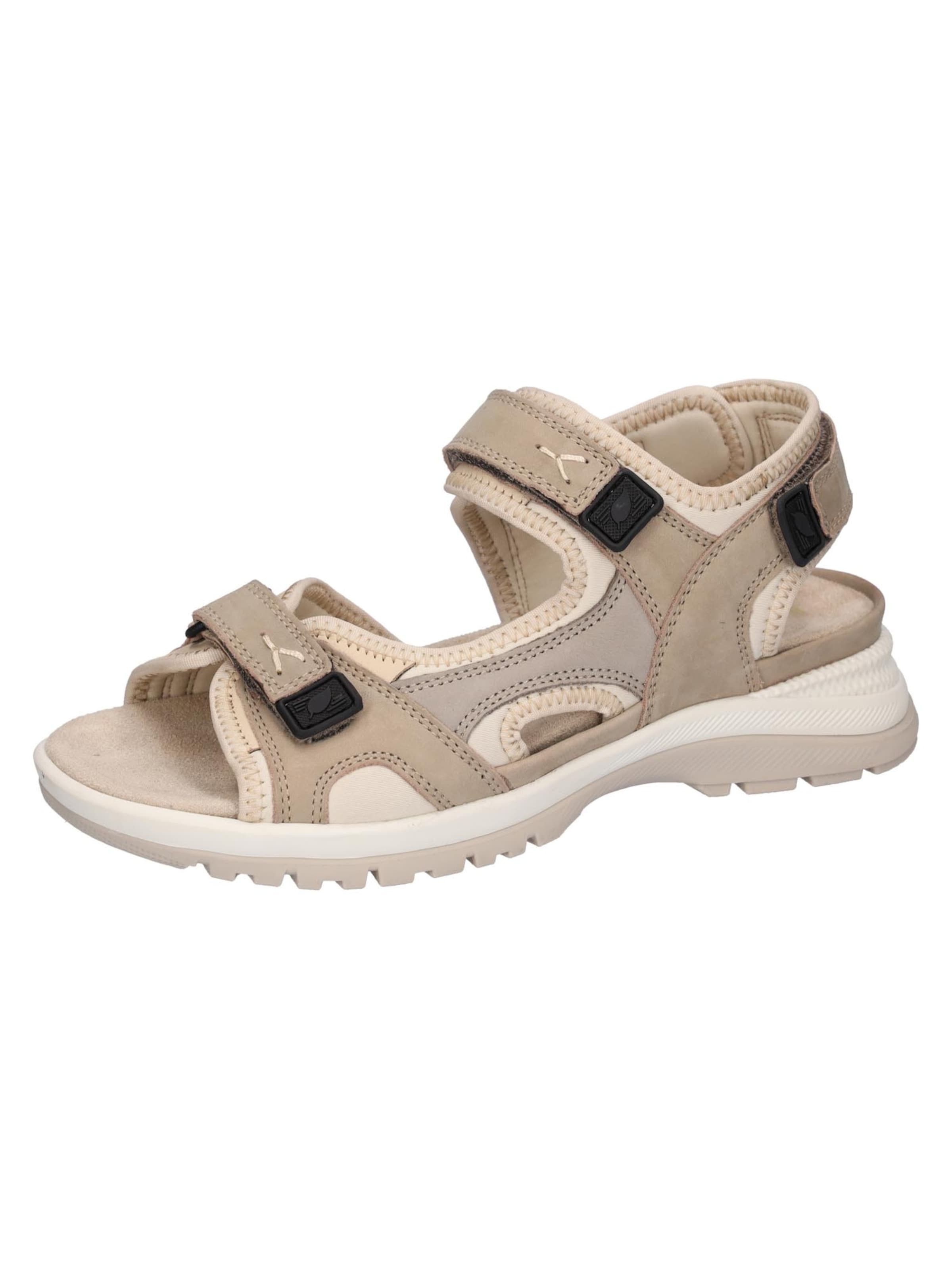 WALDLÄUFER Wandelsandalen 'Sora' in Beige