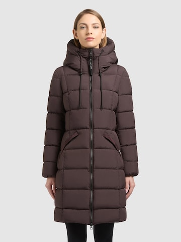 khujo Winter coat 'Arlene2' in Brown: front