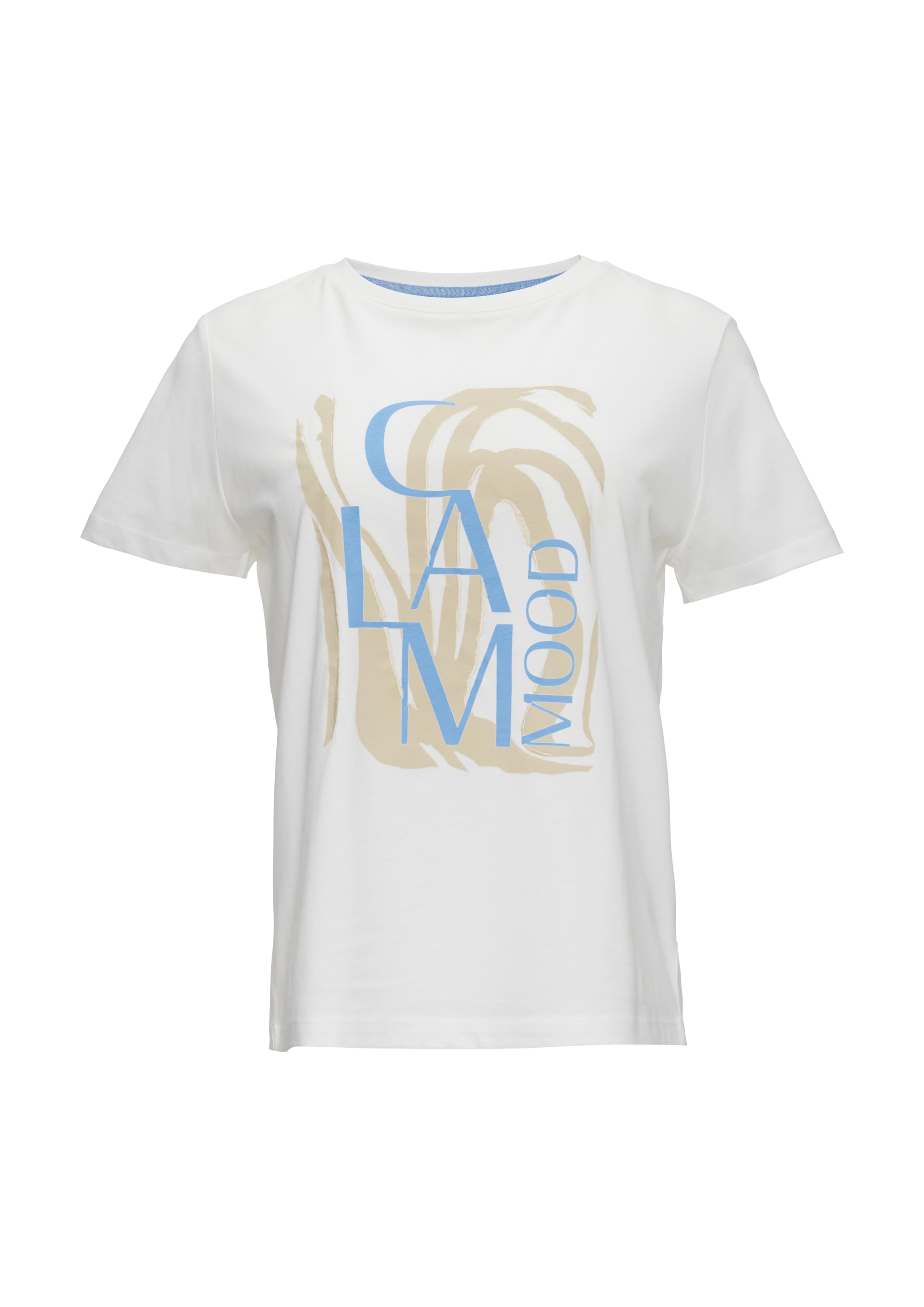 comma casual identity Shirt in Wit: voorkant