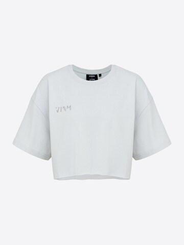 ABOUT YOU x VIAM Studio T-shirt 'ADDISON' i grå: framsida