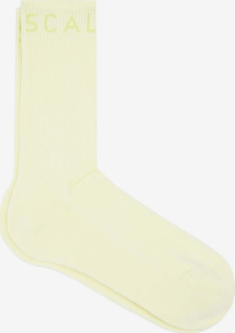 Scalpers Socks in Yellow: front