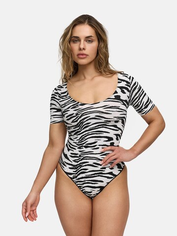 cfab Shaping bodysuit 'T-Shirt Bodysuit Sculpting Shapewear mit Slip' in White