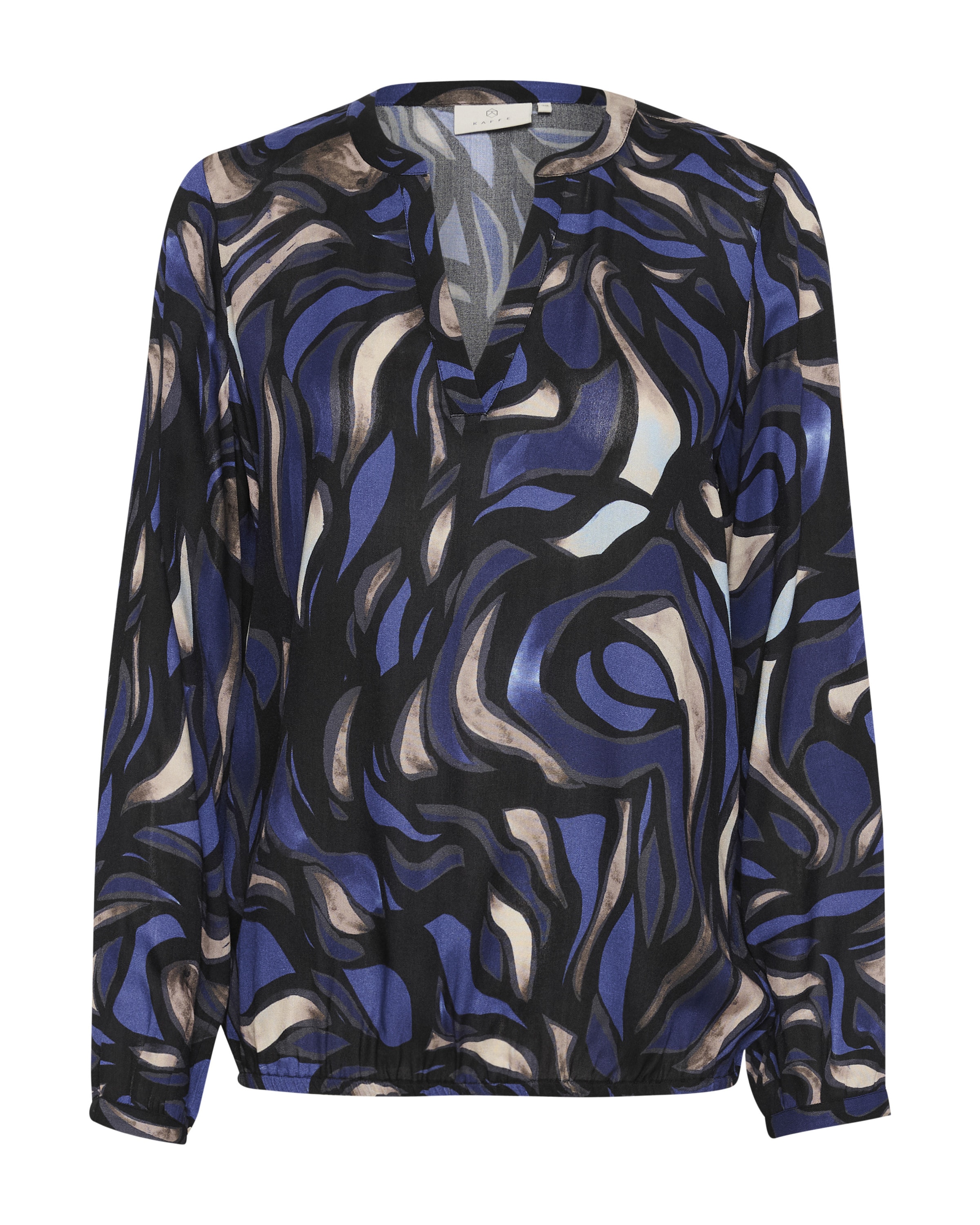 Camicia da donna &#x27;Ditte&#x27; di Kaffe in blu: frontale