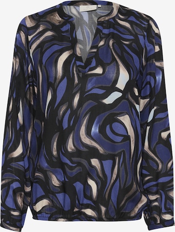 Kaffe Pluus 'Ditte', värv sinine: eest vaates