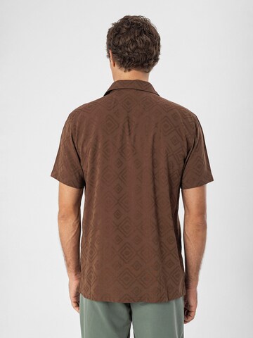 Antioch Regular fit Button Up Shirt in Brown