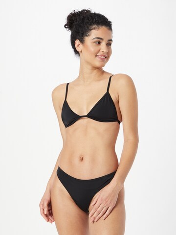 WEEKDAY Trojuholníky Bikinový top - Čierna