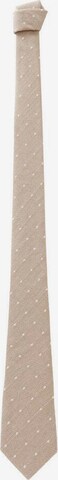 MANGO MAN Tie 'Flordot7' in Beige: front