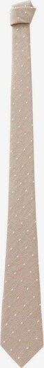MANGO MAN Krawatte 'Flordot7' in ecru / sand, Produktansicht
