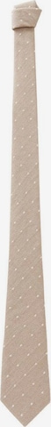 MANGO MAN Tie 'Flordot7' in Beige: front