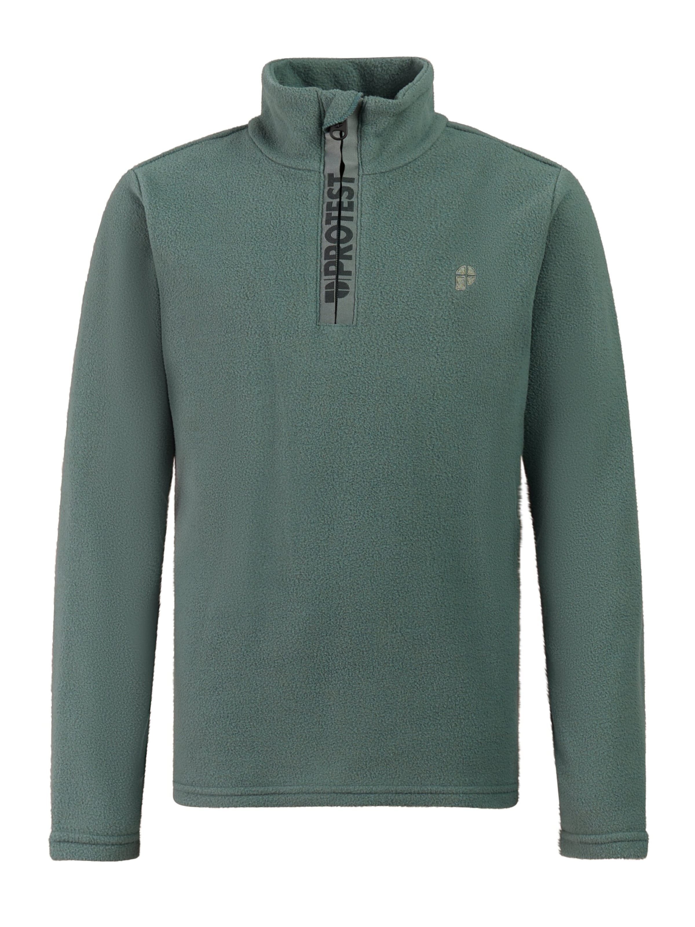 PROTEST Athletic Sweatshirt 'Reperfecty JR' in Green: front