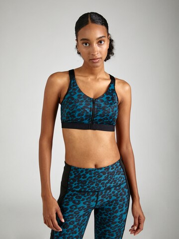 Bustier Soutien-gorge de sport 'The Pro' HKMX en bleu : devant