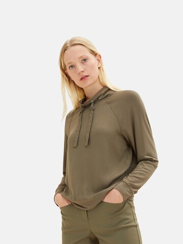 TOM TAILOR Sweatshirt in Green: front