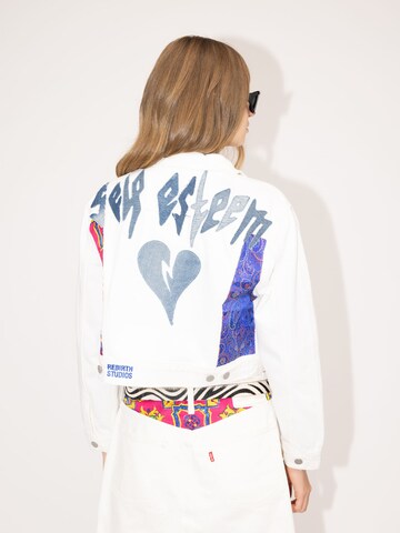 Levi's® Upcycling Between-Season Jacket 'Wavvyboi Design' in White