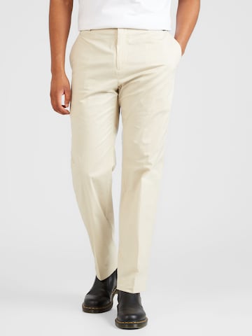 Regular Pantaloni eleganți de la Calvin Klein pe bej: față