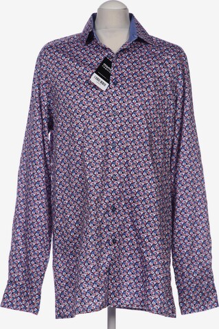 OLYMP Button Up Shirt in L in Blue: front