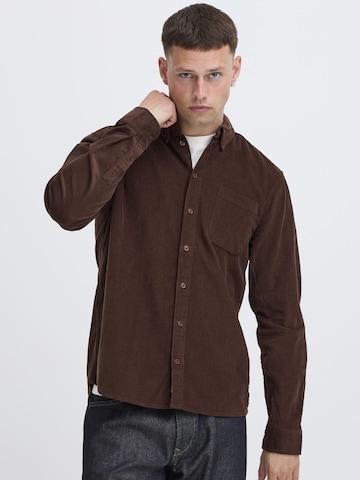 BLEND Regular fit Overhemd ' BHDEMIR ' in Bruin
