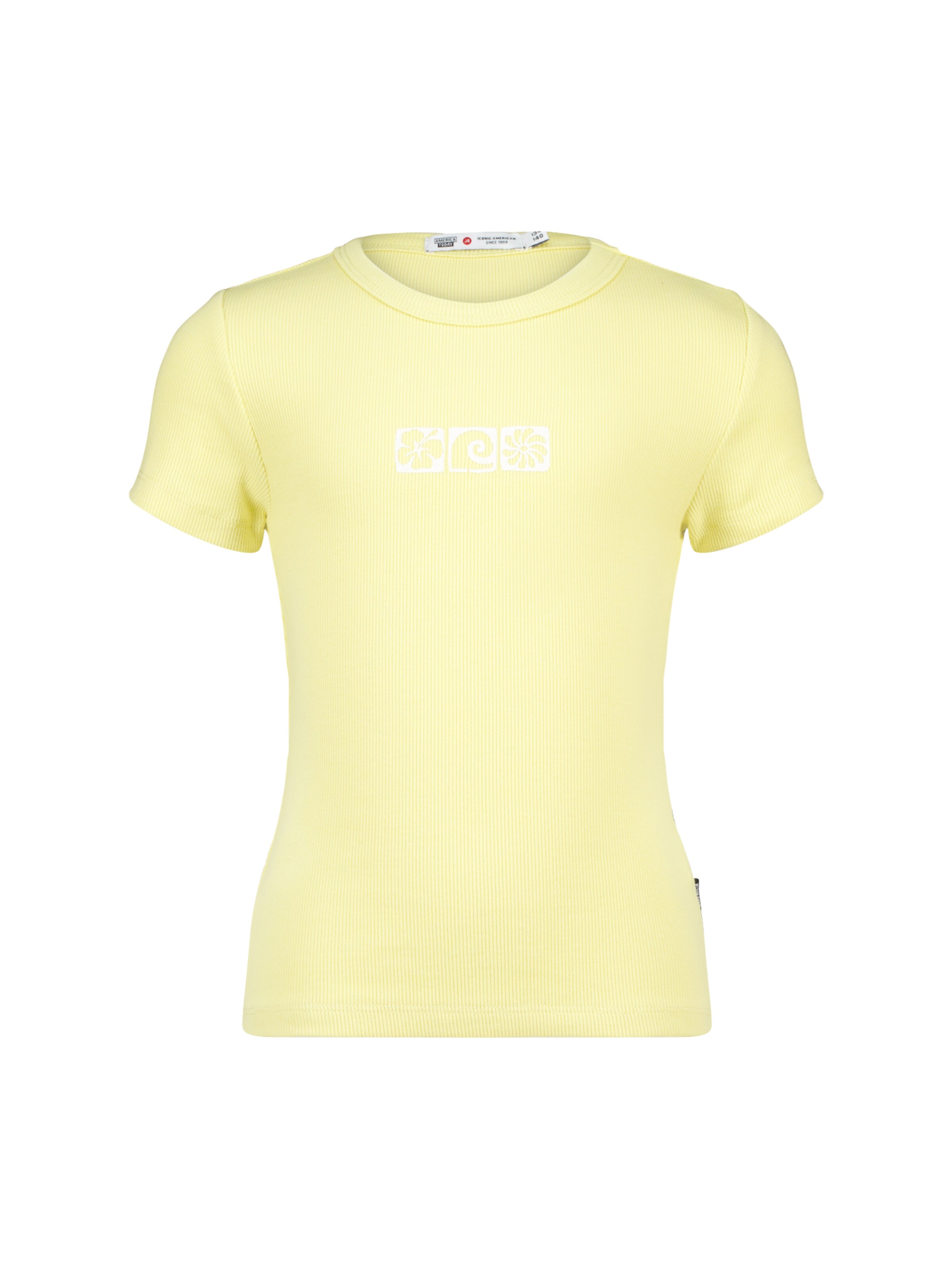 America Today Shirt in Yellow: front