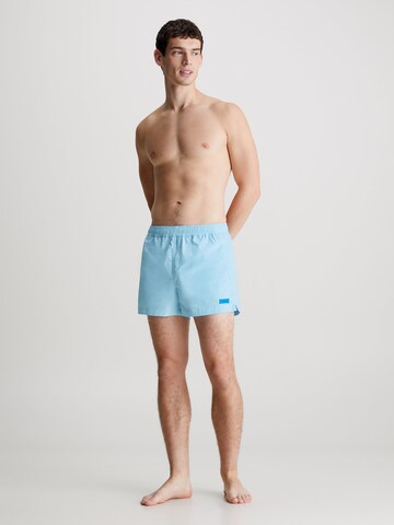 Calvin Klein Swimwear Board Shorts in Blue