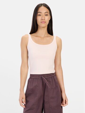 CAMEL ACTIVE Basic Top aus reiner Baumwolle in Weiß: Vorderseite