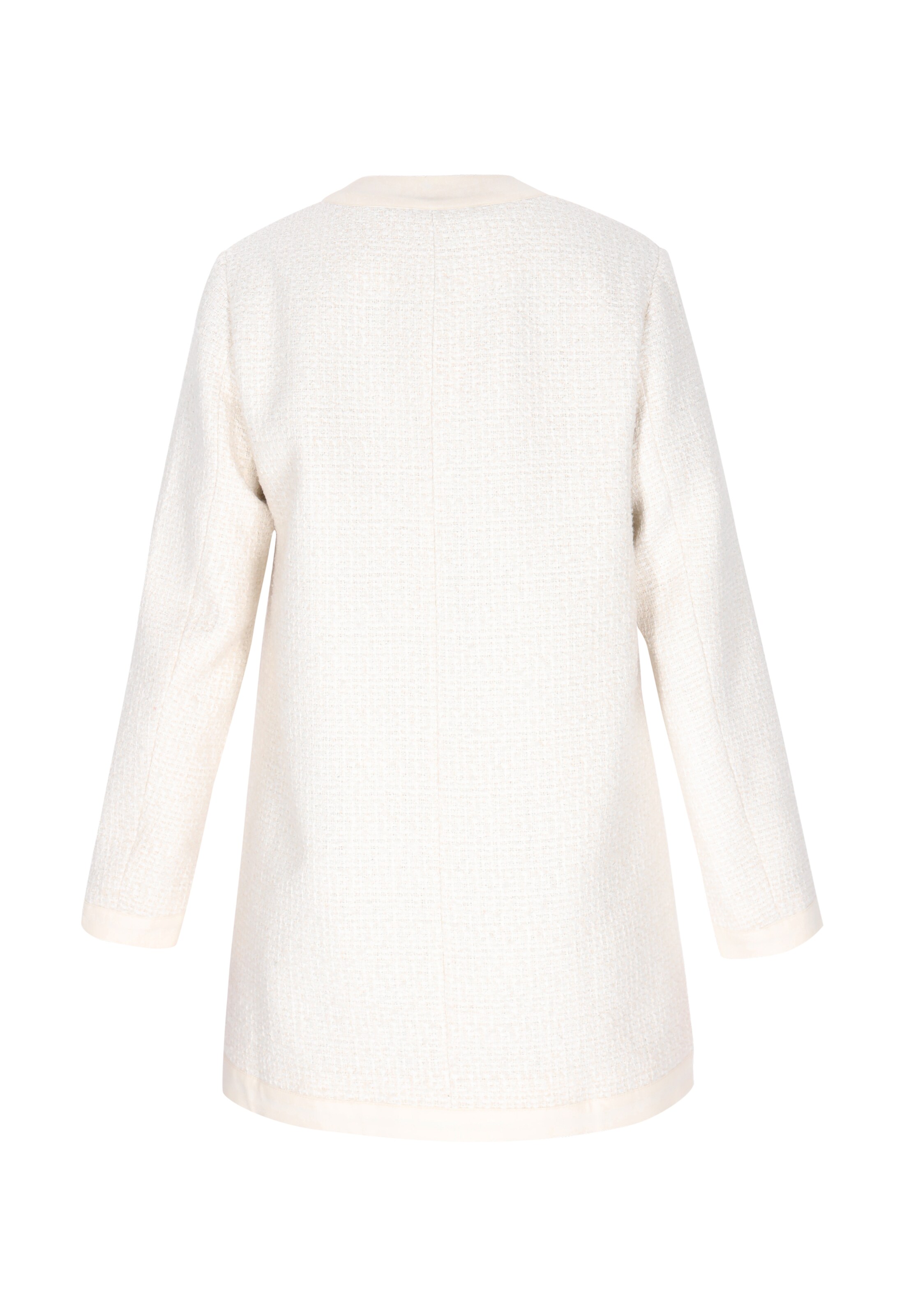 DreiMaster Klassik - Abrigo de entretiempo en blanco