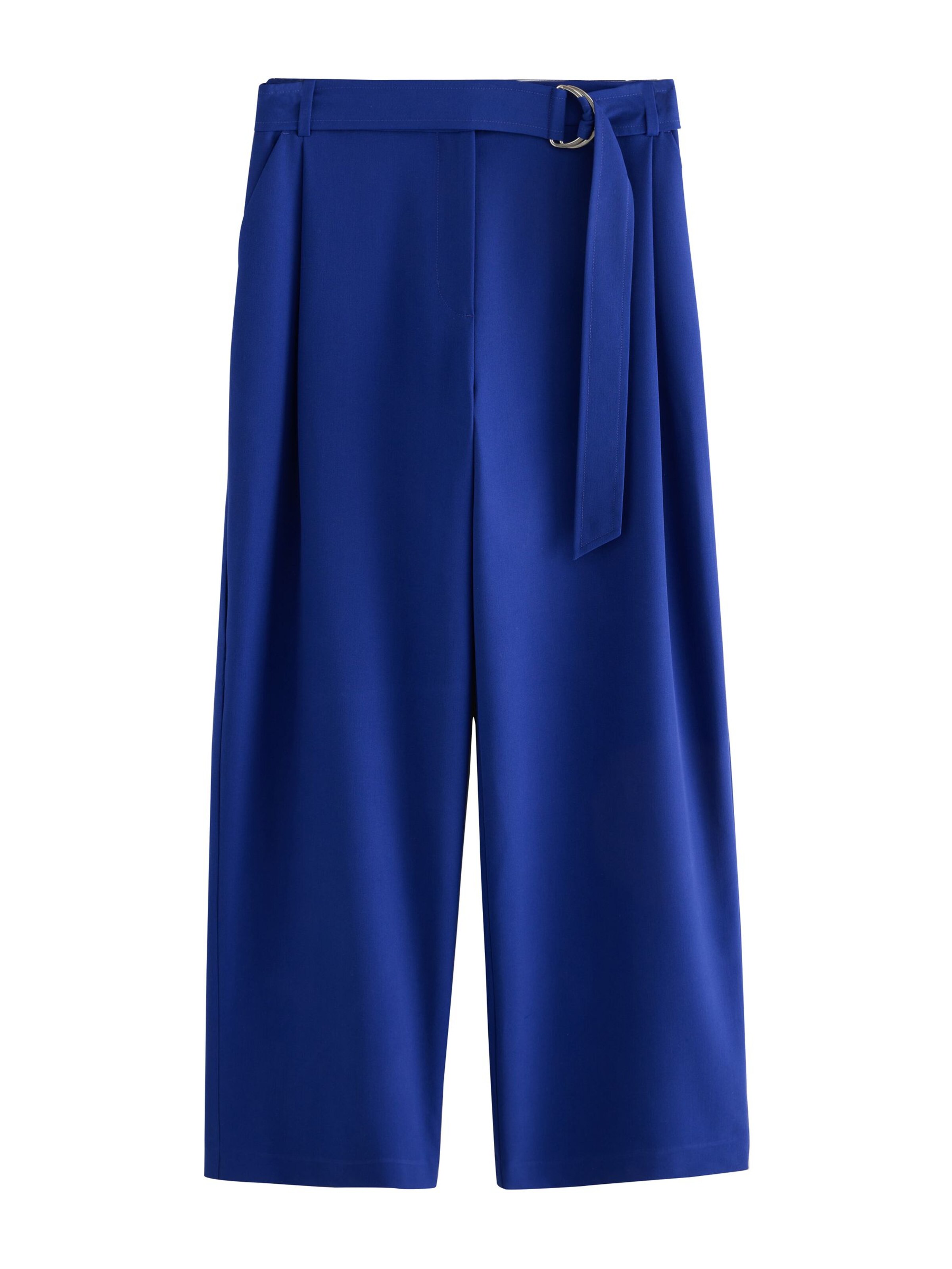 Next - Pantalón plisado en azul: frente