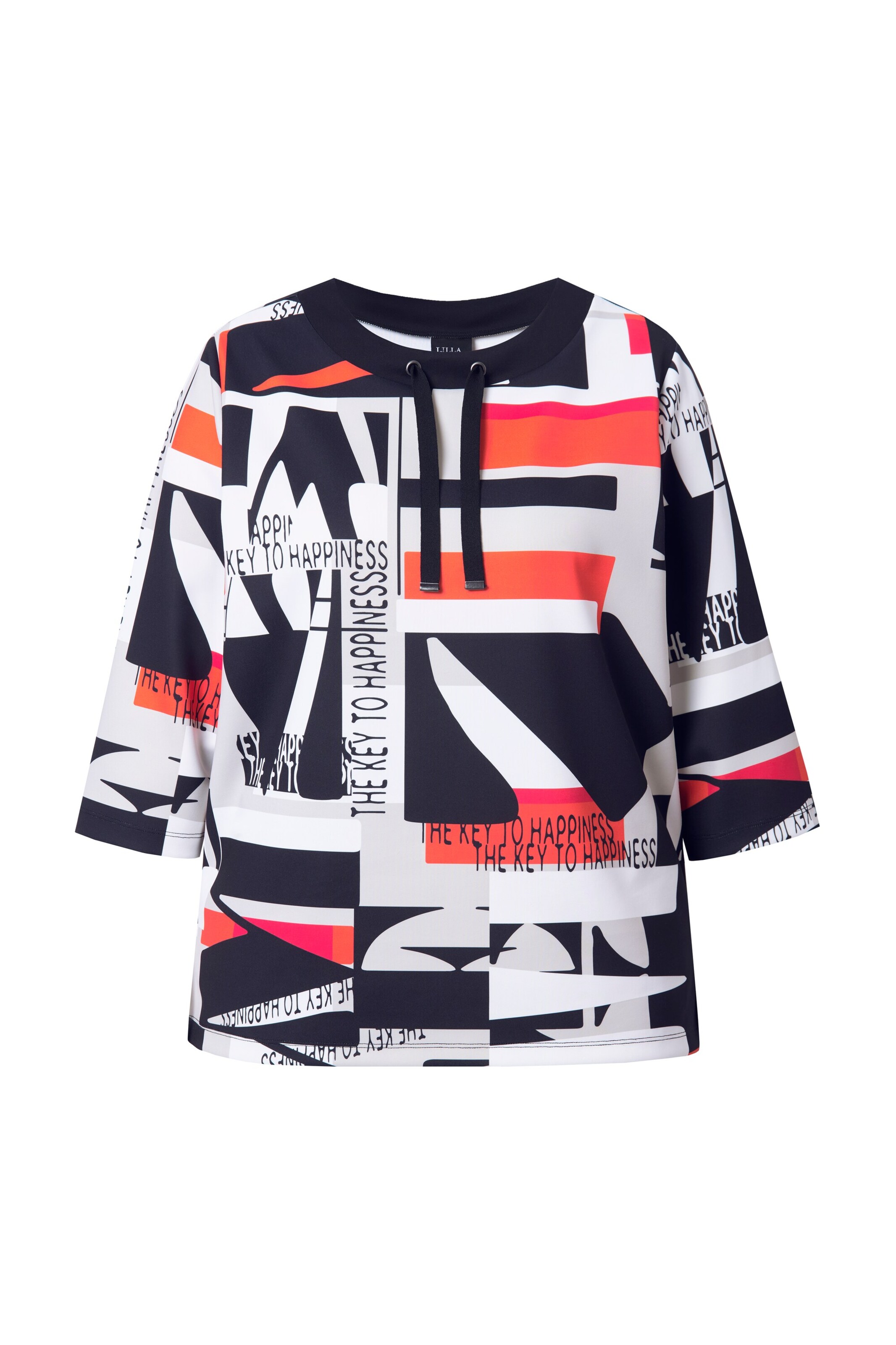 Ulla Popken Pullover in Schwarz: Vorderseite