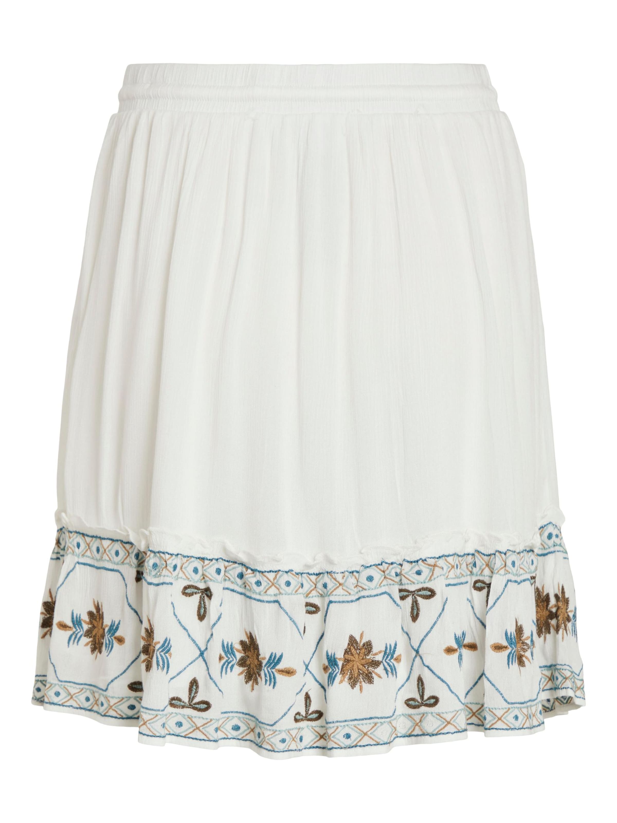 VILA Skirt 'Nette' in White
