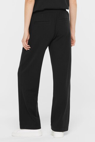 SENSES.THE LABEL Loose fit Pants 'Por:to' in Black