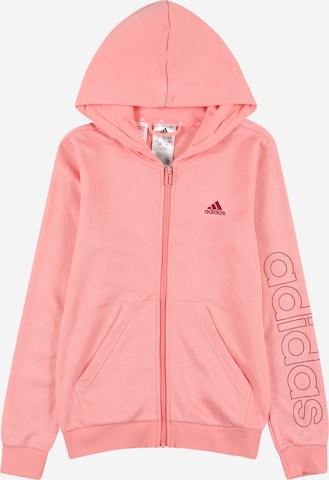 ADIDAS PERFORMANCE Sportsweatjacke in Pink: front