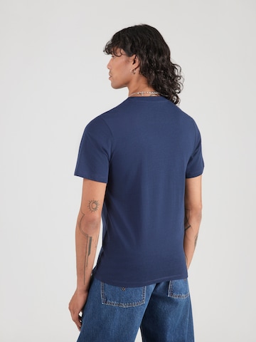JACK & JONES Majica 'JORSHAPE' | modra barva