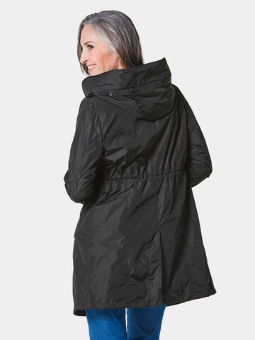 Goldner Tussenparka in Zwart