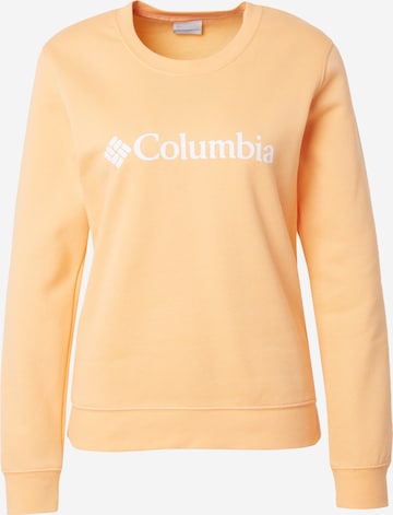 COLUMBIA Sportief sweatshirt in Oranje: voorkant