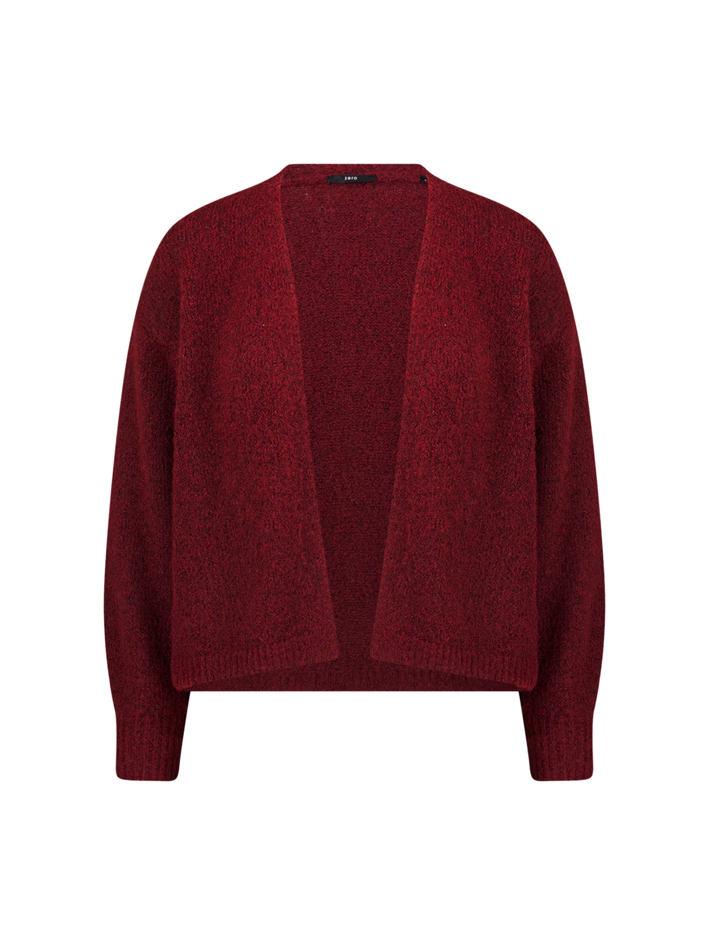 zero Strickjacke in Rot: Vorderseite