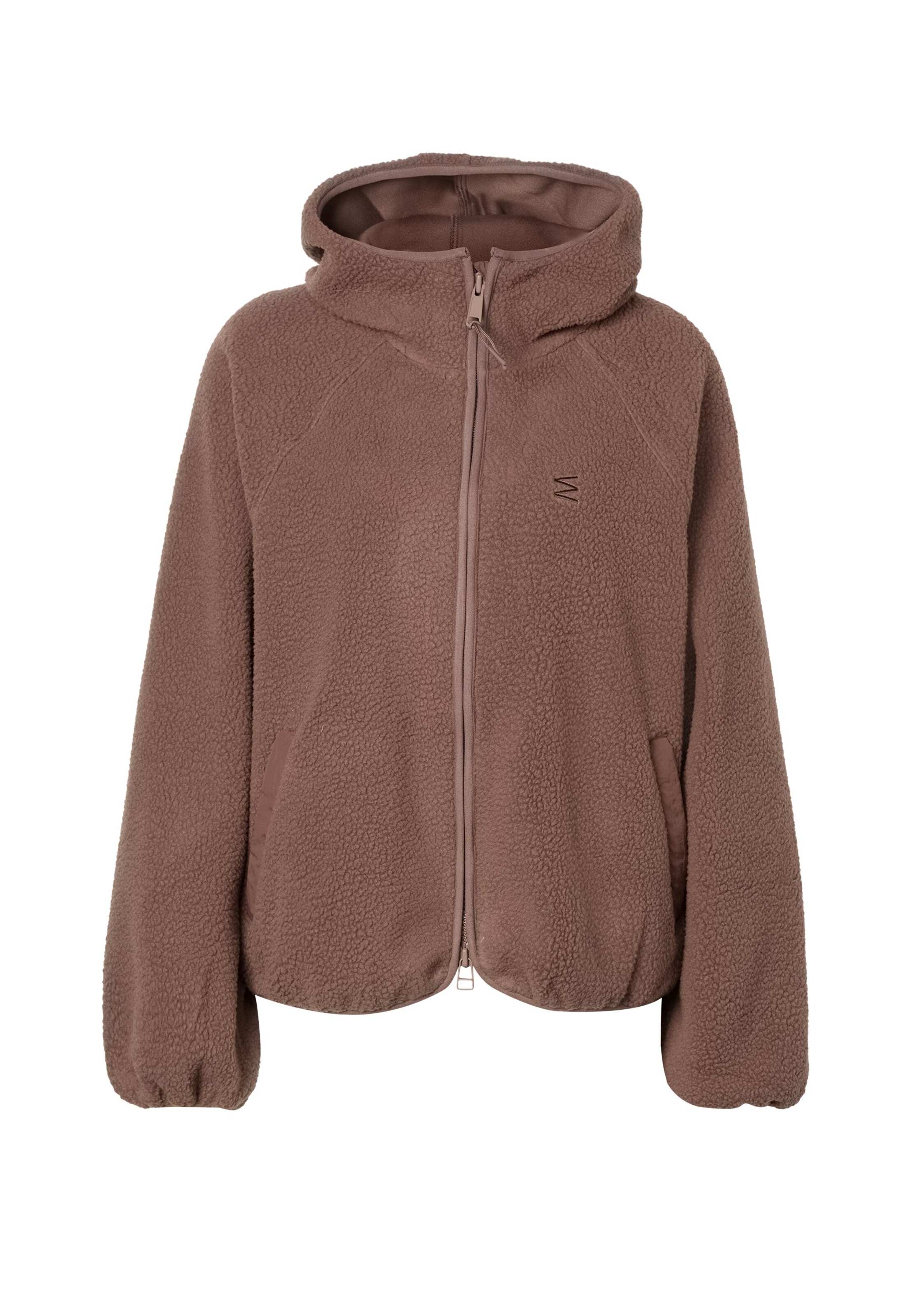 Veste en polaire 'BLANCA' Embassy of Bricks and Logs en marron : devant