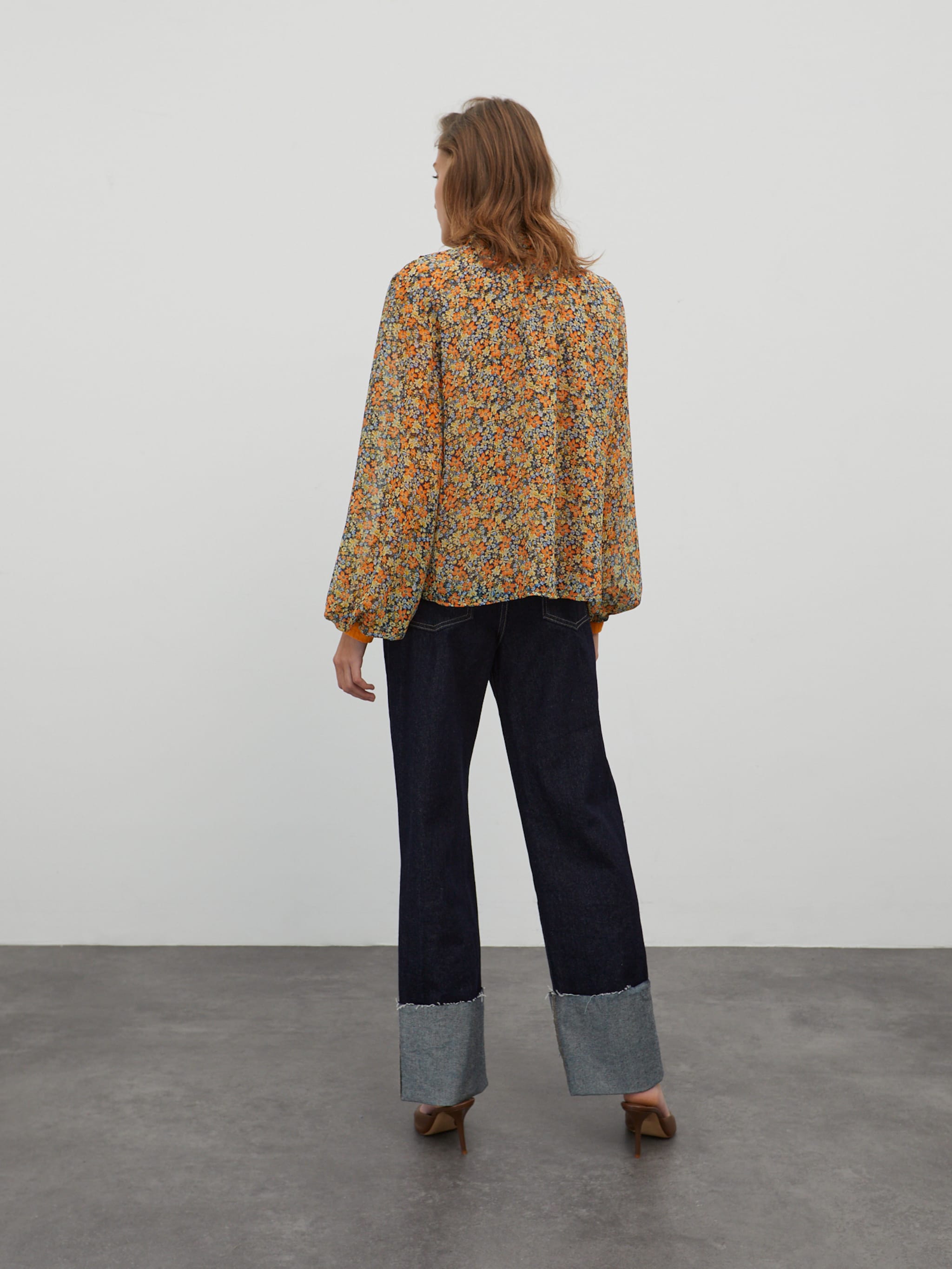 EDITED Produkte Bluse 'Birdy' blau
