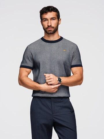 Ombre Shirt in Blauw
