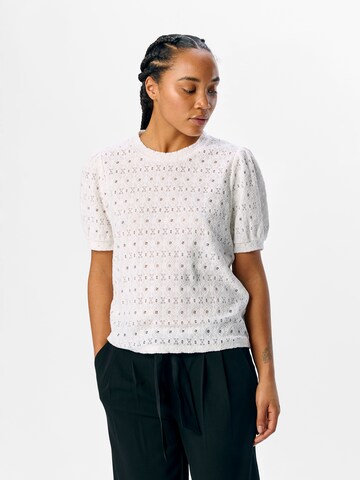 OBJECT - Blusa 'OBJLaila' en blanco: frente