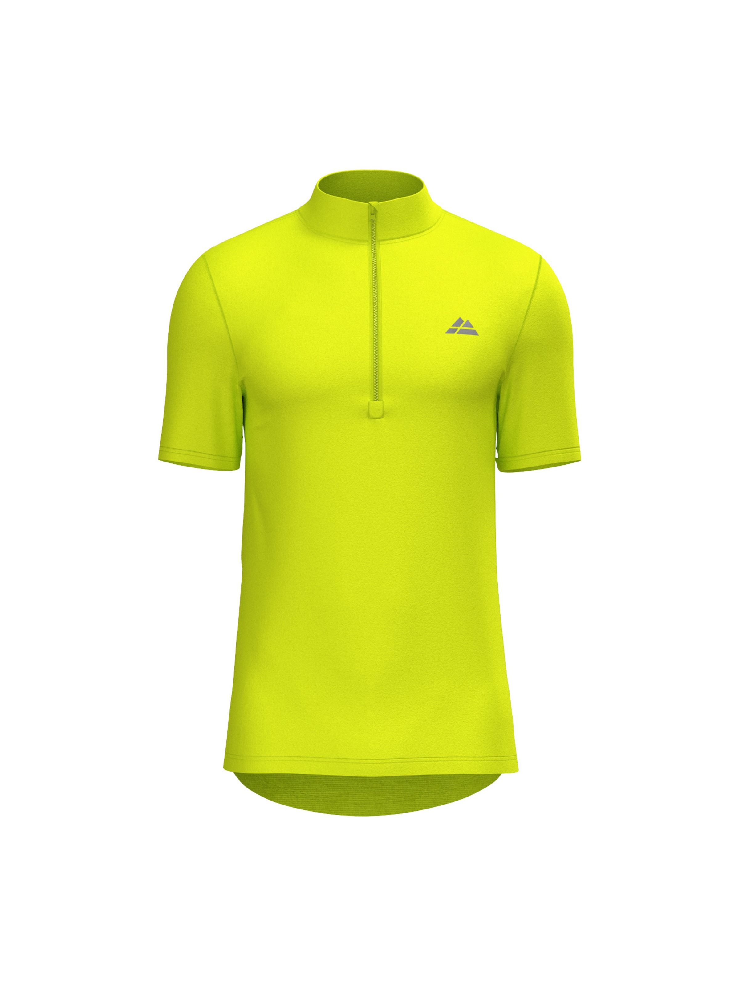 DANISH ENDURANCE Functioneel shirt 'Sustain Cycling' in Geel: voorkant