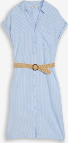 Robe-chemise TOM TAILOR en bleu : devant